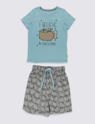 Cotton Rich Pusheen&trade; Unicorn Pyjamas &#40;9-16 Years&#41;